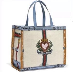 Nwt BRIGHTON IN LOVE WE TRUST QUEEN CANVAS TOTE SHOPPER BAG 2019 LIMITED EDITION